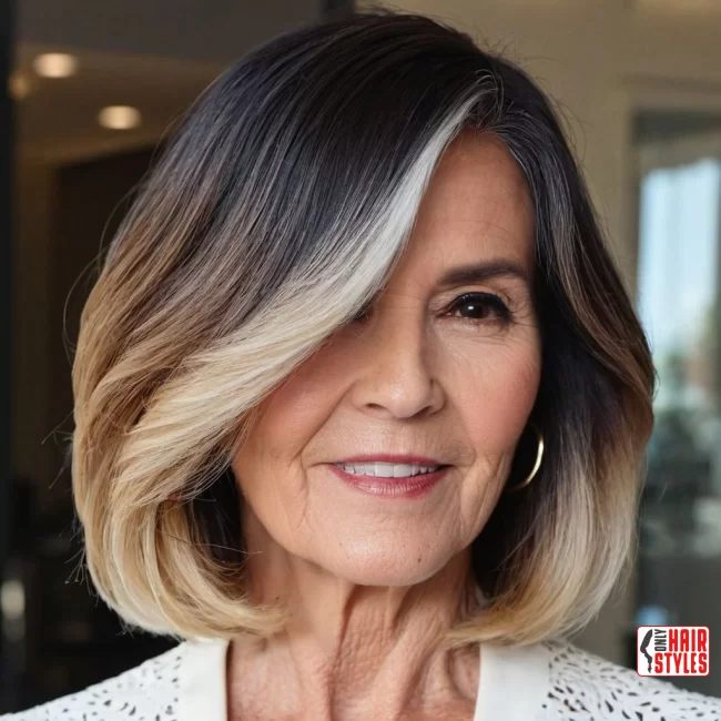 Balayage or Ombre Lob | Modern Hairstyles For Older Women