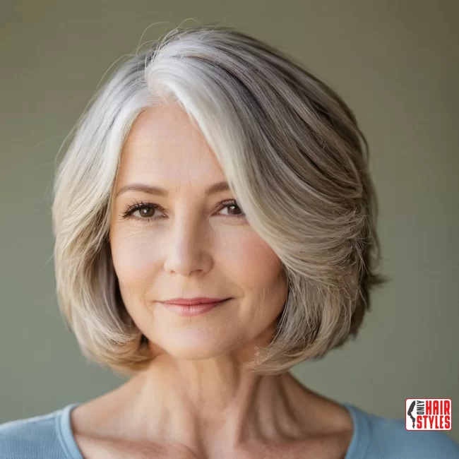 Shoulder-Length Bob with Layers | Modern Hairstyles For Older Women