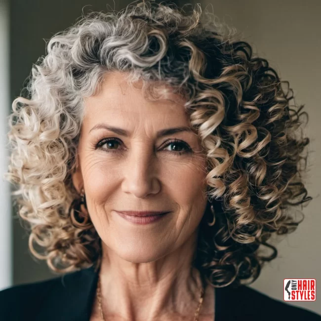 Curly Layered Hairstyle | Modern Hairstyles For Older Women