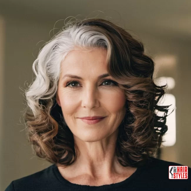 Wavy Medium-Length Hairstyle | Modern Hairstyles For Older Women