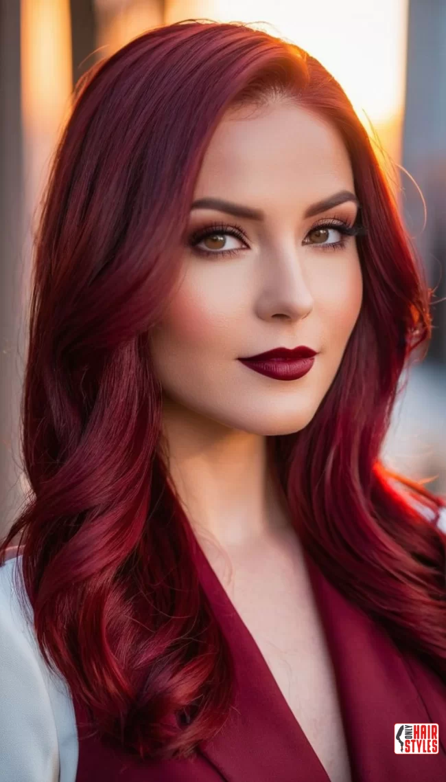 1. Crimson Charm | Winter’s Hottest Hair Color: Top Red Shades To Embrace This Winter