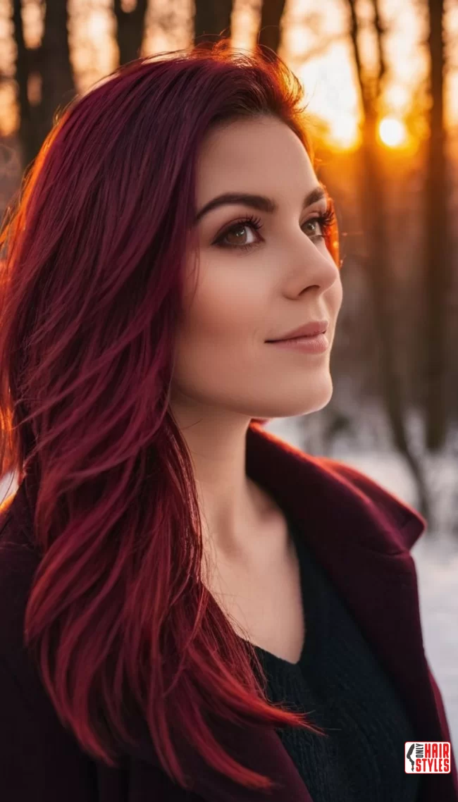 2. Mulled Wine Magic | Winter’s Hottest Hair Color: Top Red Shades To Embrace This Winter
