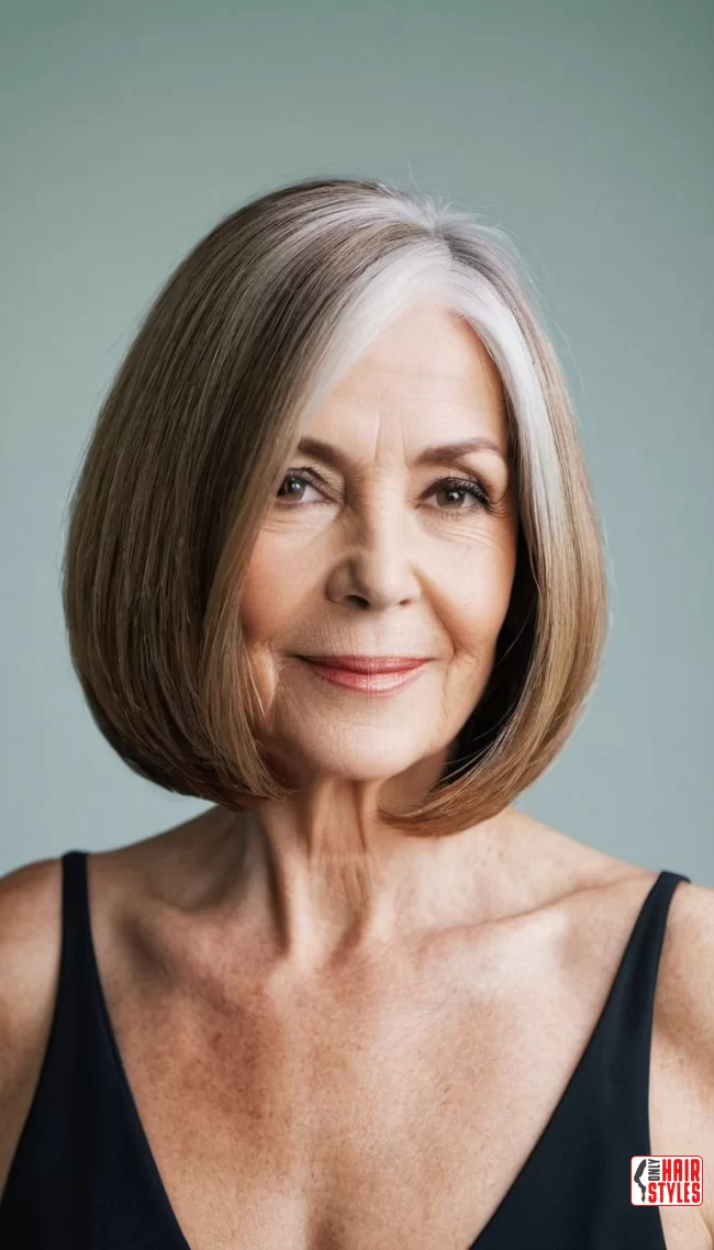 23. Blunt Cut with Layers | 30 Popular Hairstyles For Women Over 60
