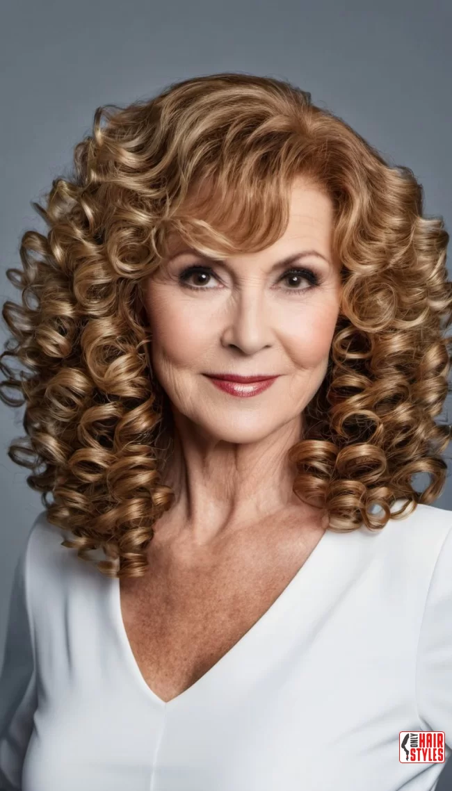 18. Tight Curls with Volume | 30 Popular Hairstyles For Women Over 60