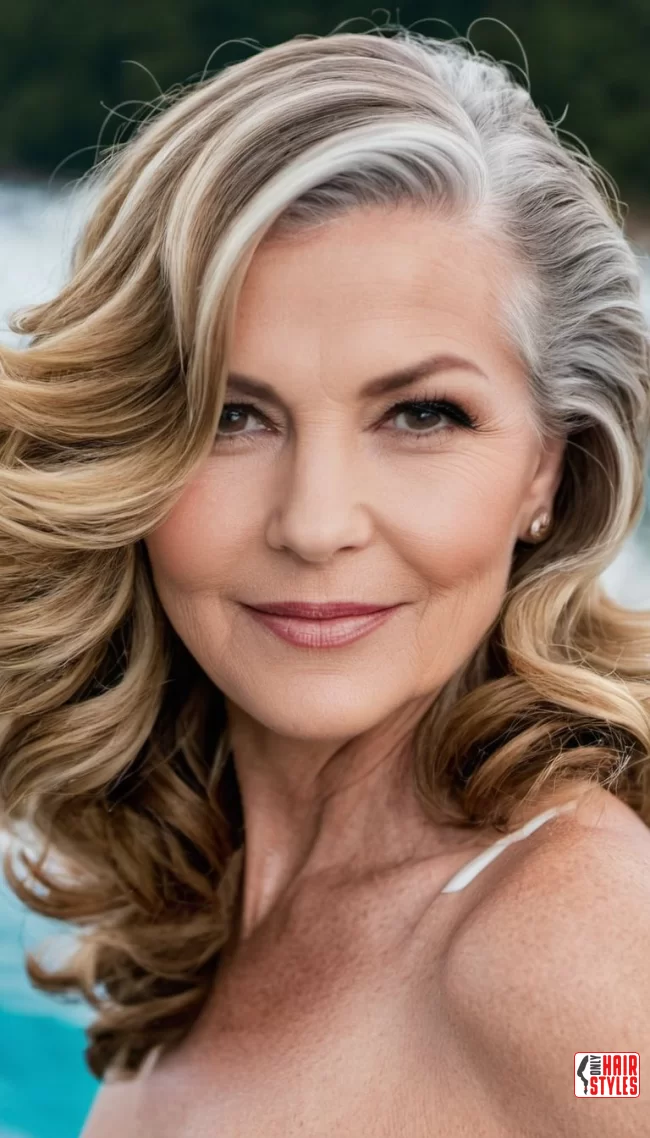 28. Side-Swept Waves | 30 Popular Hairstyles For Women Over 60