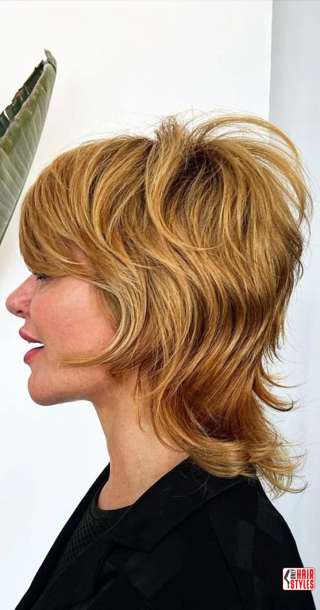 7. Textured Shag Cut | 30 Popular Hairstyles For Women Over 60