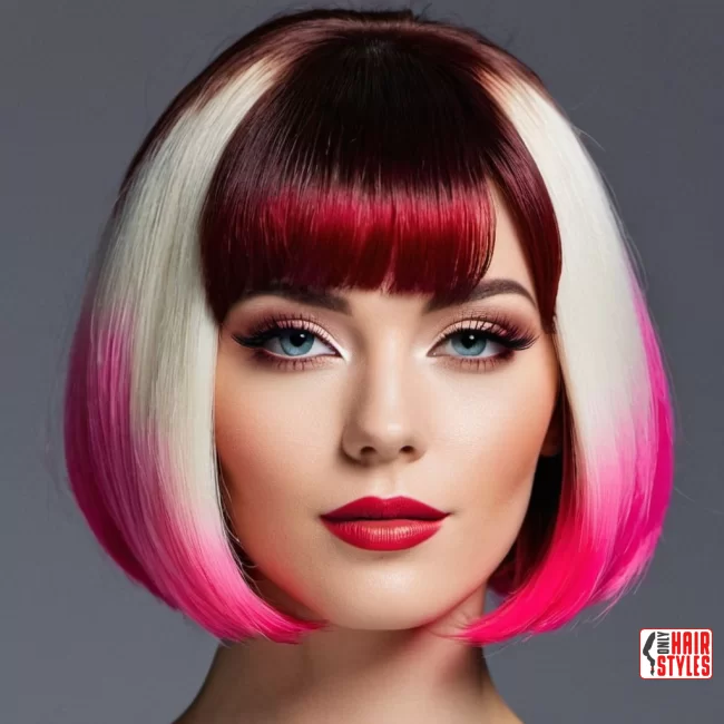 5. Color-Blocked Bob | 5 Bob Hairstyles That Will Dominate 2024! Embrace The Latest Trends