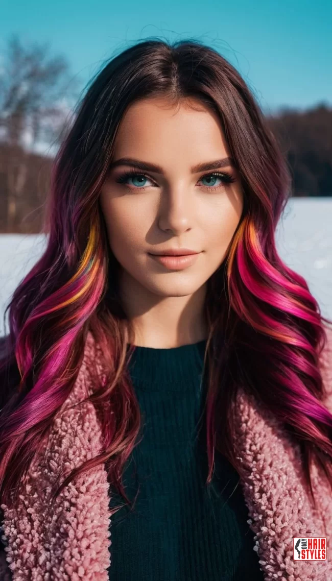 4. Rainbow Lights | Radiant Transformations: Trendy Hairstyles With Highlights To Illuminate Your Look