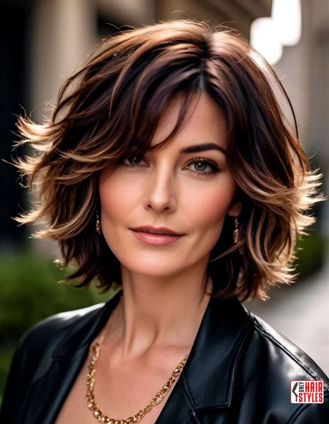 Textured Waves | Layered Bob Hairstyles For Women Over 50 With Fine Hair