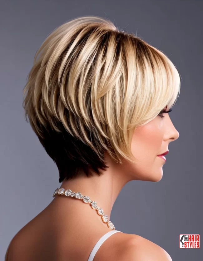 Stacked Bob | Layered Bob Hairstyles For Women Over 50 With Fine Hair