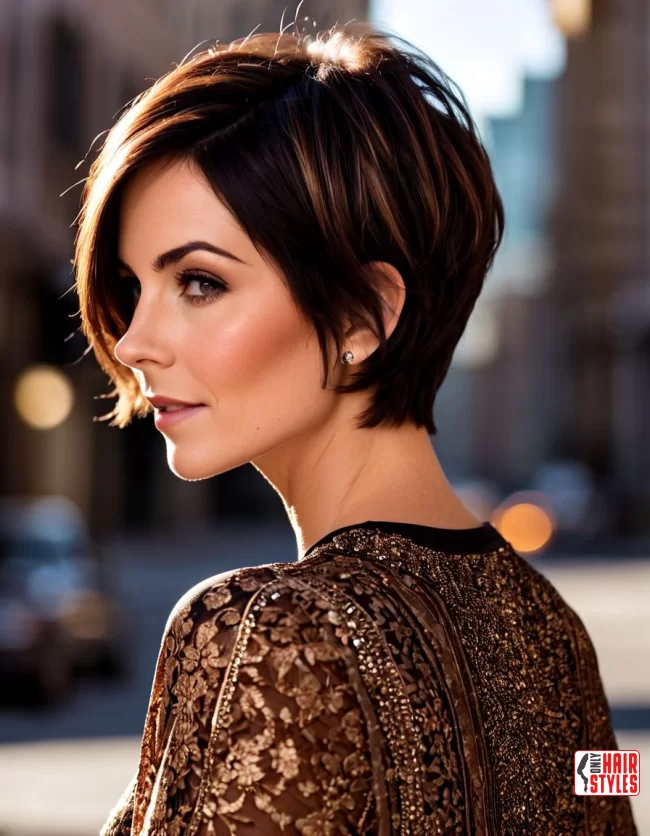 Layered Pixie Bob | Layered Bob Hairstyles For Women Over 50 With Fine Hair