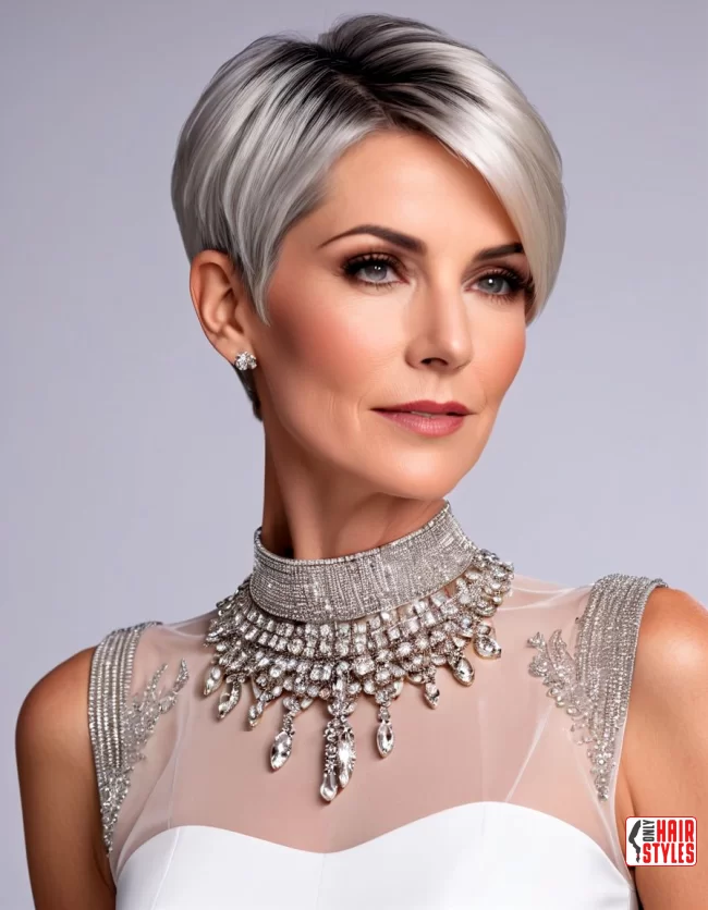 Sleek Crop | Trending Short Hairstyles For Women Over 50 (2024)