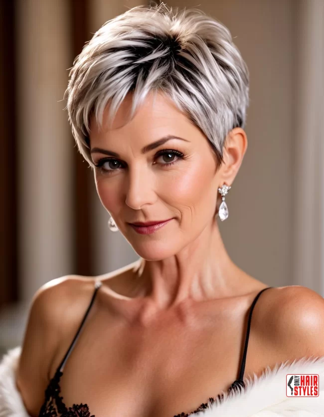 Textured Pixie | Trending Short Hairstyles For Women Over 50 (2024)