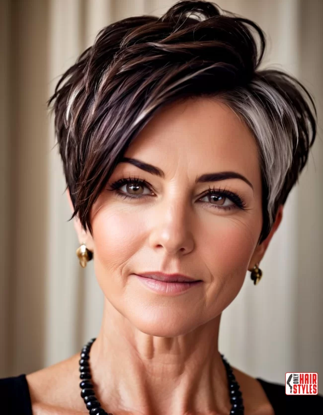 Textured Pixie | Trending Short Hairstyles For Women Over 50 (2024)