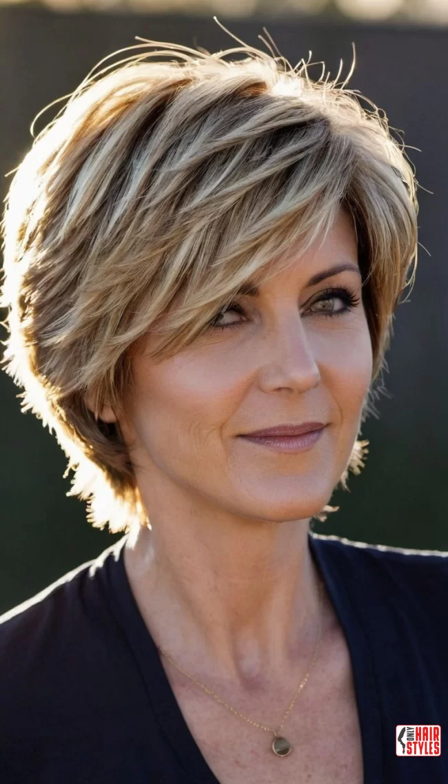 Feathered Layers | 25 Short Hairstyles To Feel Great In Your 40S 
