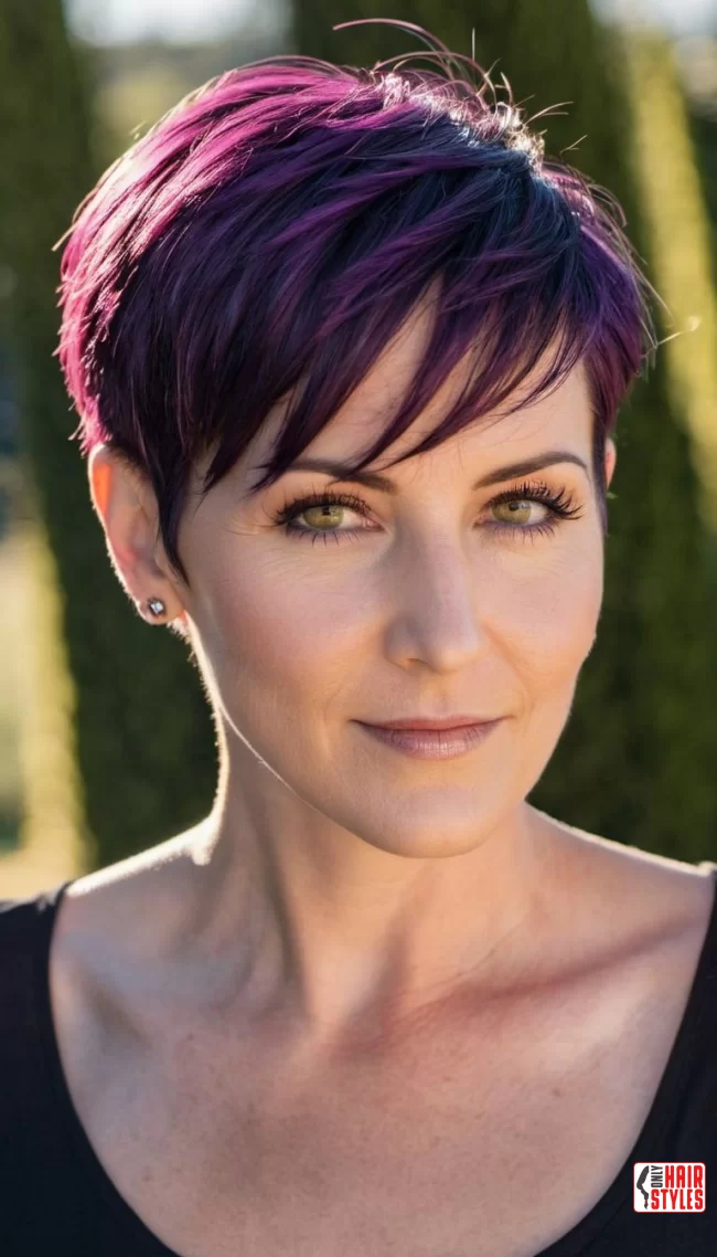 Cropped and Colorful | 25 Short Hairstyles To Feel Great In Your 40S 