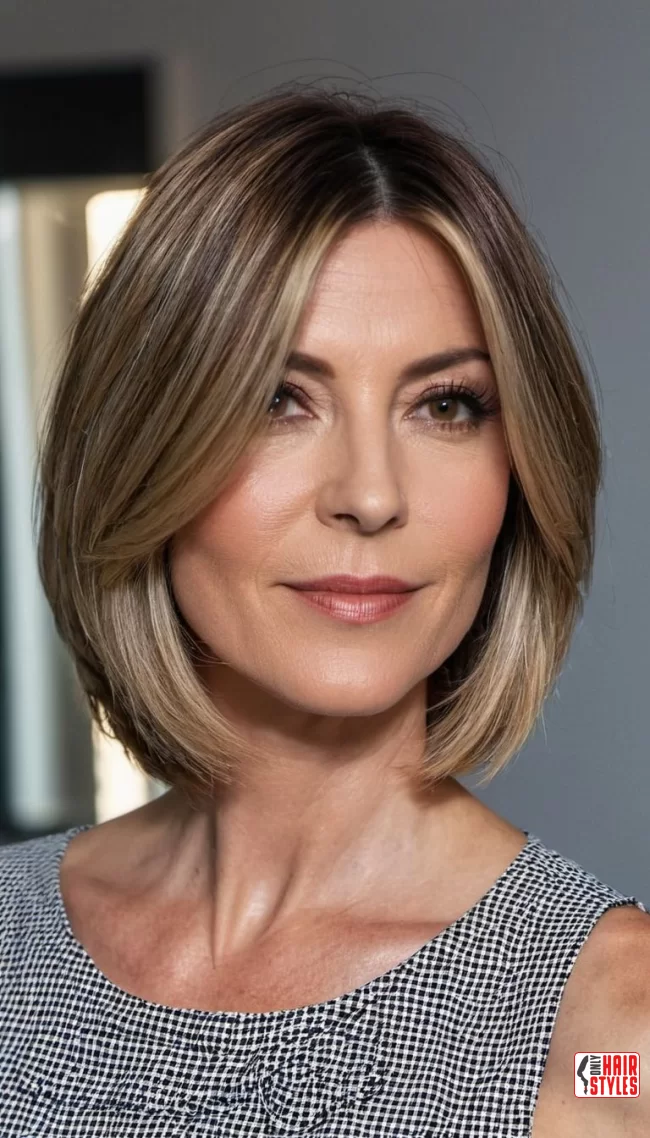 Layered Lob | 25 Short Hairstyles To Feel Great In Your 40S 