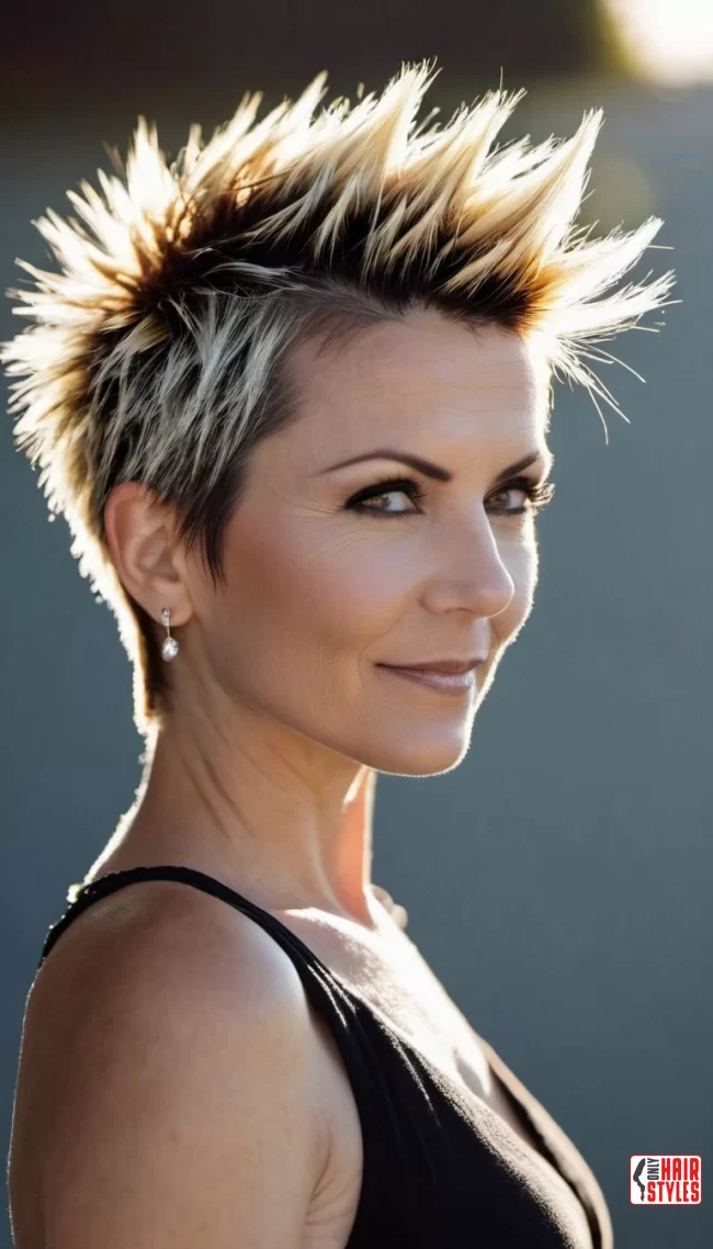 Sassy Spiky Hair | 25 Short Hairstyles To Feel Great In Your 40S 