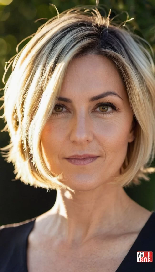 Tousled Bob | 25 Short Hairstyles To Feel Great In Your 40S 