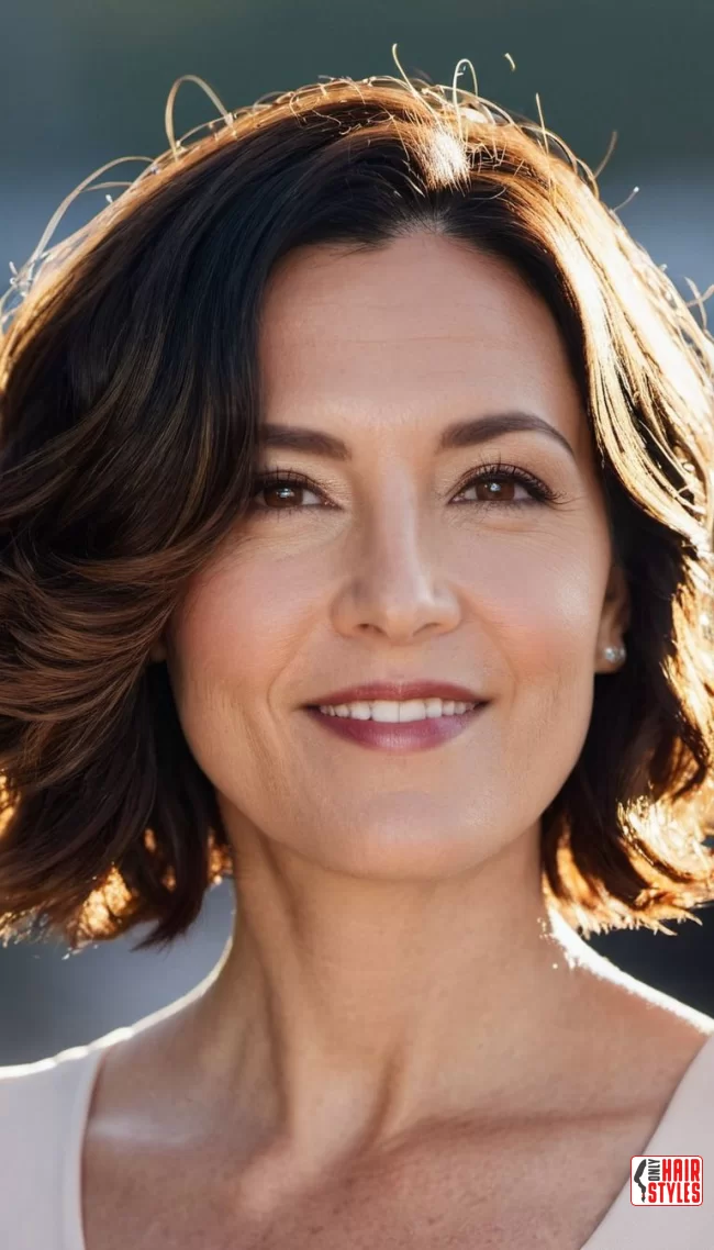 Chin-Length Waves | 25 Short Hairstyles To Feel Great In Your 40S 