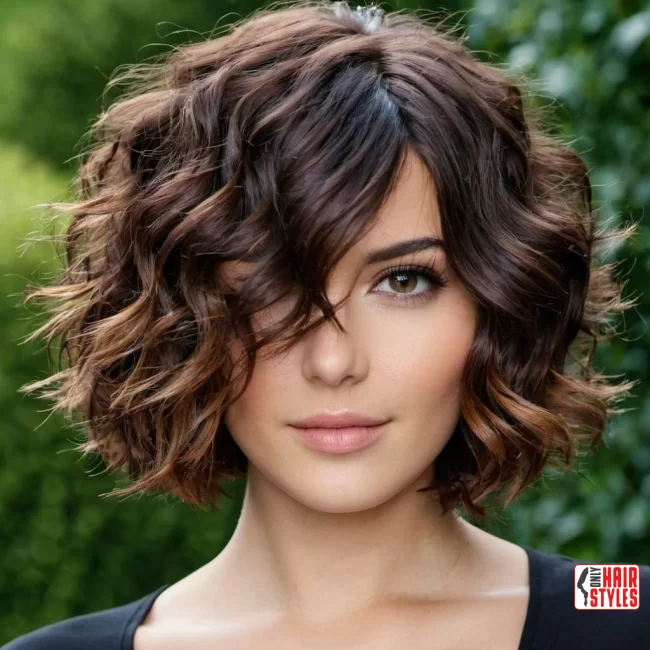 Tousled Bob | 20 Chic Short Hairstyles For Thick Wavy Hair