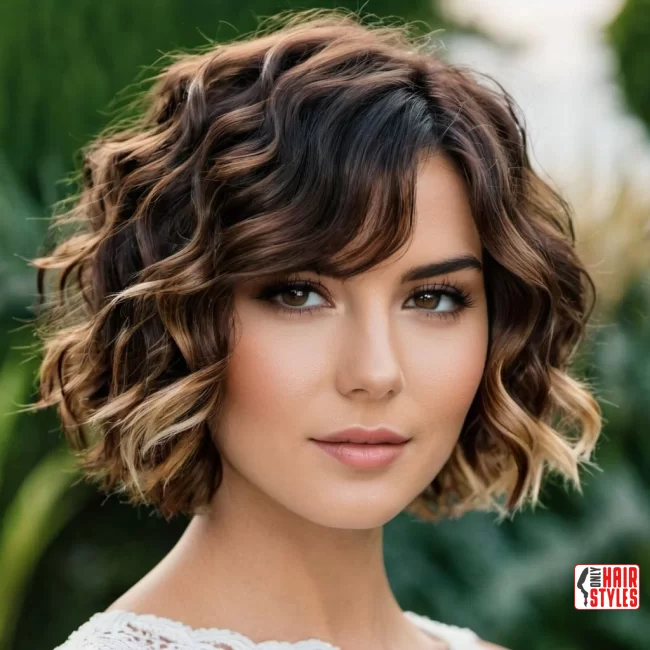 Short Beach Waves | 20 Chic Short Hairstyles For Thick Wavy Hair