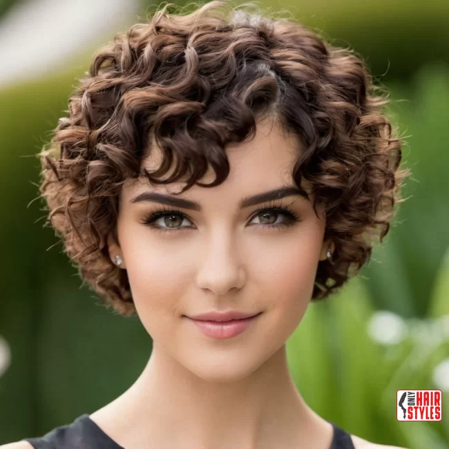 Cropped Curly Pixie | 20 Chic Short Hairstyles For Thick Wavy Hair