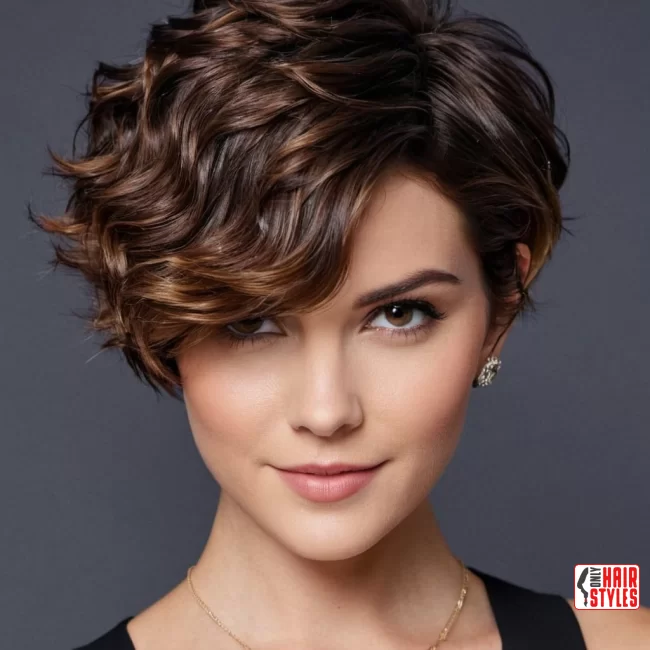 Pixie Cut with Waves | 20 Chic Short Hairstyles For Thick Wavy Hair