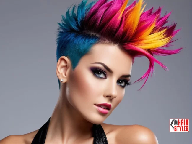 Mohawk Hair Color Trends: A Splash of Vibrancy | Bold And Trendy: Mohawk Hairstyles In Modern Fashion