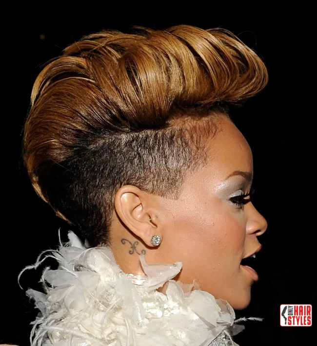 Celebrity Inspiration: Rihanna's Iconic Mohawk | Bold And Trendy: Mohawk Hairstyles In Modern Fashion