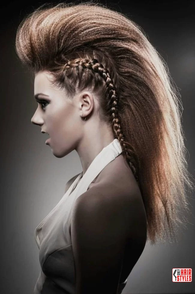 Subtle Elegance: Mohawk with a Twist | Bold And Trendy: Mohawk Hairstyles In Modern Fashion