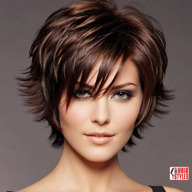 30. Voluminous Layers: Short Layered Shag | 40 Short Hairstyles That Define Sexy Sophistication In The Last Year