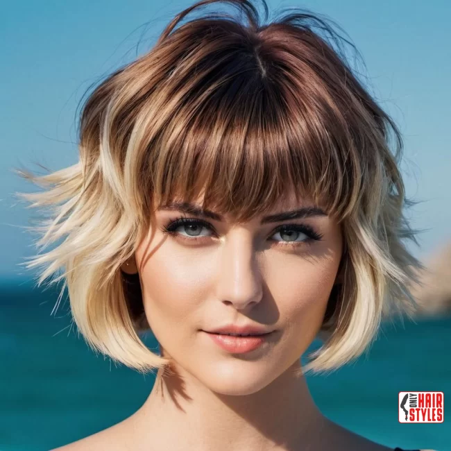 7. Textured Crop with Bangs | 40 Short Hairstyles That Define Sexy Sophistication In The Last Year