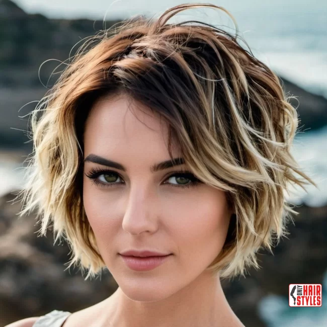 26. Chic and Disheveled: Short Messy Bob | 40 Short Hairstyles That Define Sexy Sophistication In The Last Year