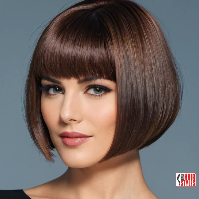 35. Crisp and Clean: Short Straight Bob | 40 Short Hairstyles That Define Sexy Sophistication In The Last Year