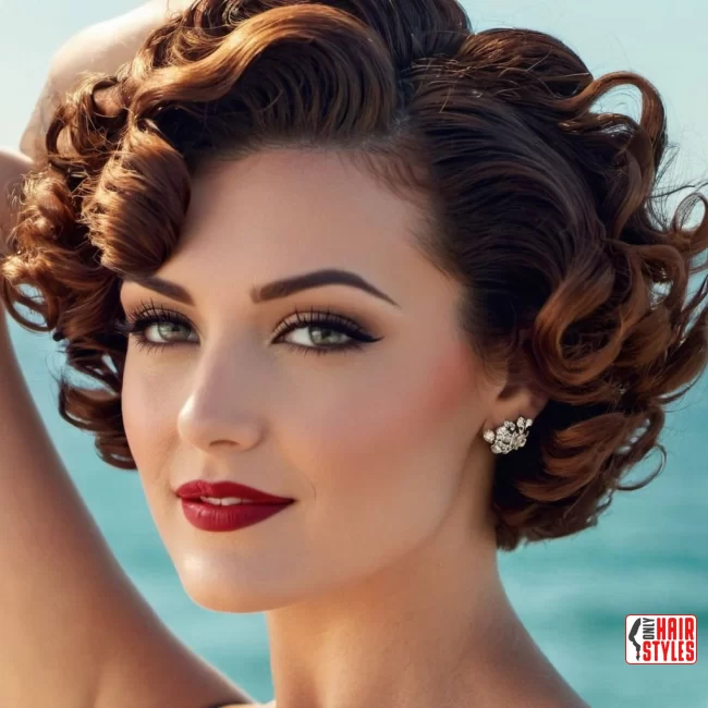 34. Retro Glamour: Short Victory Curls | 40 Short Hairstyles That Define Sexy Sophistication In The Last Year
