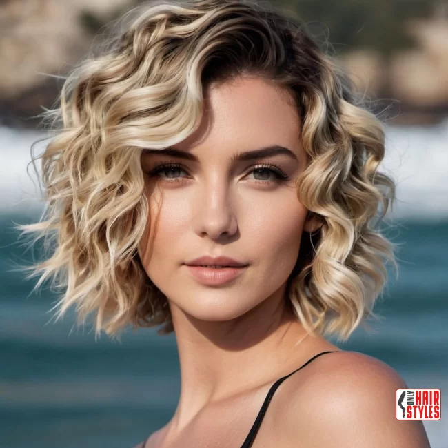 32. Romantic Waves: Short Beachy Waves | 40 Short Hairstyles That Define Sexy Sophistication In The Last Year