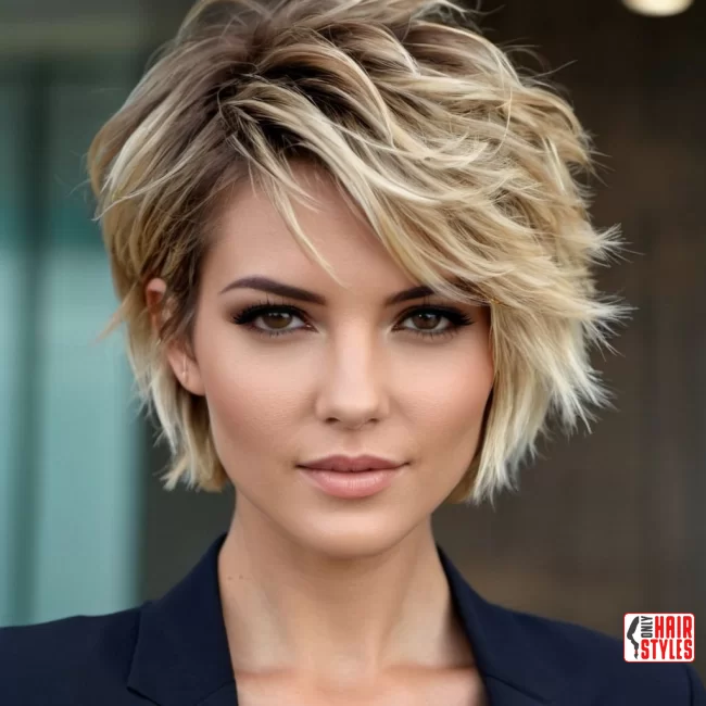 13. Choppy Layered Cut for a Textured Look | 40 Short Hairstyles That Define Sexy Sophistication In The Last Year