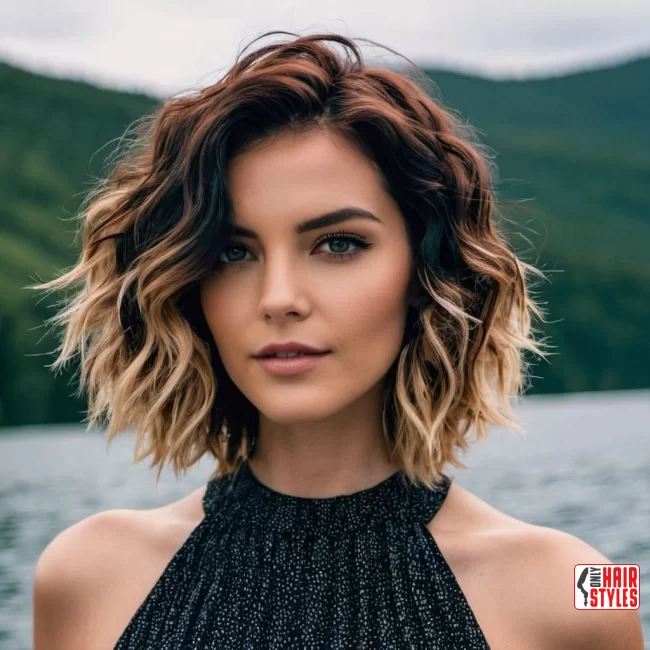 3. Messy Textured Waves | 40 Short Hairstyles That Define Sexy Sophistication In The Last Year
