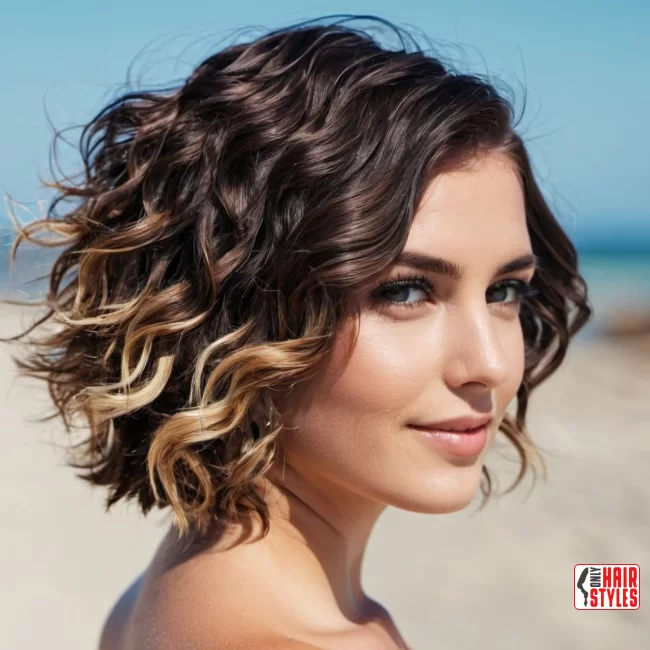 32. Romantic Waves: Short Beachy Waves | 40 Short Hairstyles That Define Sexy Sophistication In The Last Year