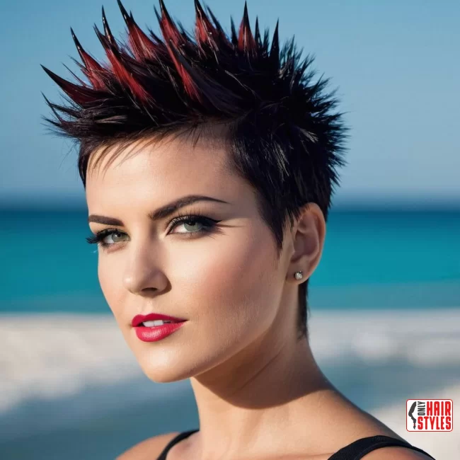 29. Spiky Glam: Short Spiked Hairstyle | 40 Short Hairstyles That Define Sexy Sophistication In The Last Year