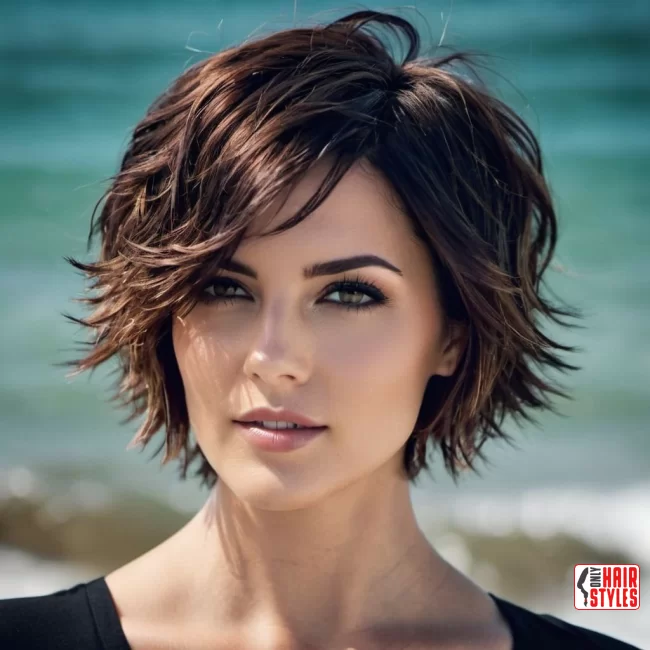 13. Choppy Layered Cut for a Textured Look | 40 Short Hairstyles That Define Sexy Sophistication In The Last Year