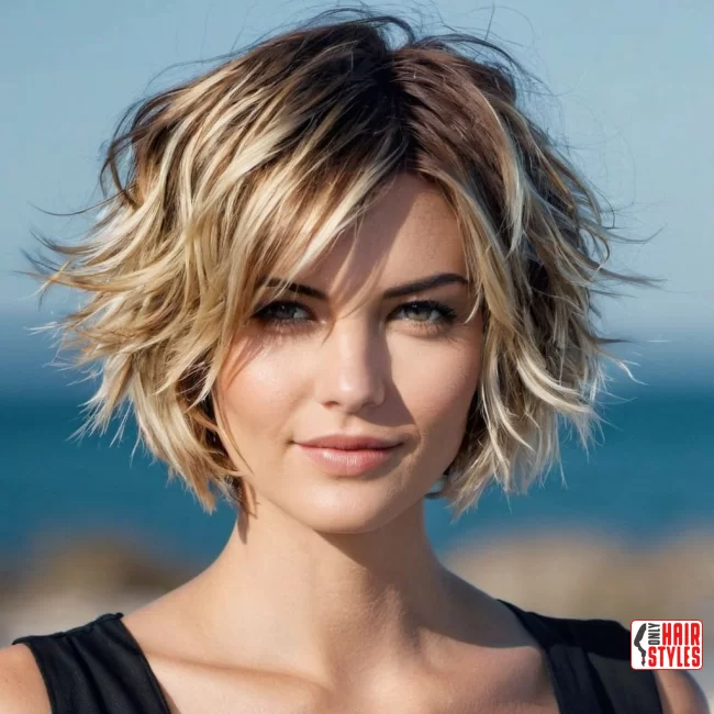 26. Chic and Disheveled: Short Messy Bob | 40 Short Hairstyles That Define Sexy Sophistication In The Last Year