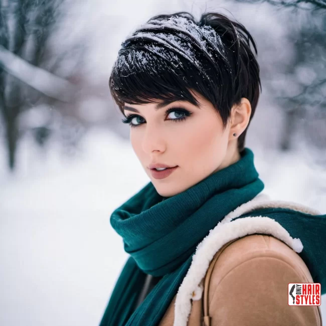1. Sleek Winter Pixie | Hairstyle Trends For Winter 2024: 7 Hottest Haircuts
