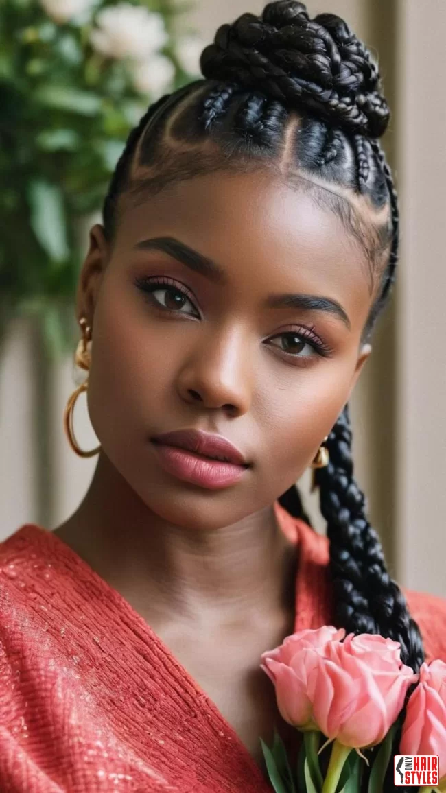 4. Sophistication in a Bun: Box Braids Elevated | Box Braids Hairstyle: A Timeless Elegance In Modern Fashion