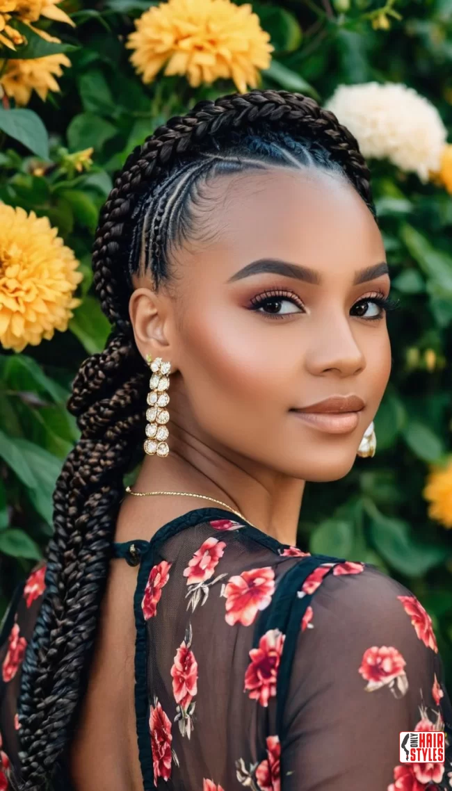 10. Regal Updos: The Majesty of Braided Elegance | Box Braids Hairstyle: A Timeless Elegance In Modern Fashion