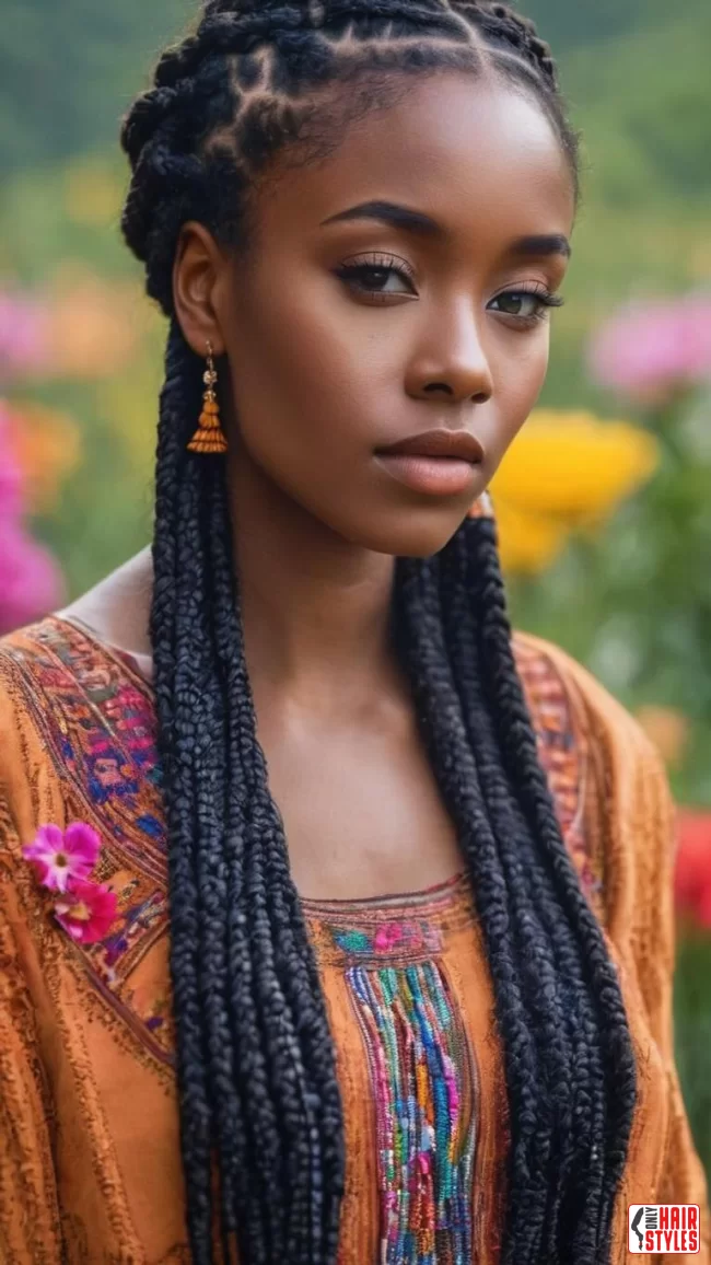6. Bohemian Charm with Beaded Box Braids | Box Braids Hairstyle: A Timeless Elegance In Modern Fashion
