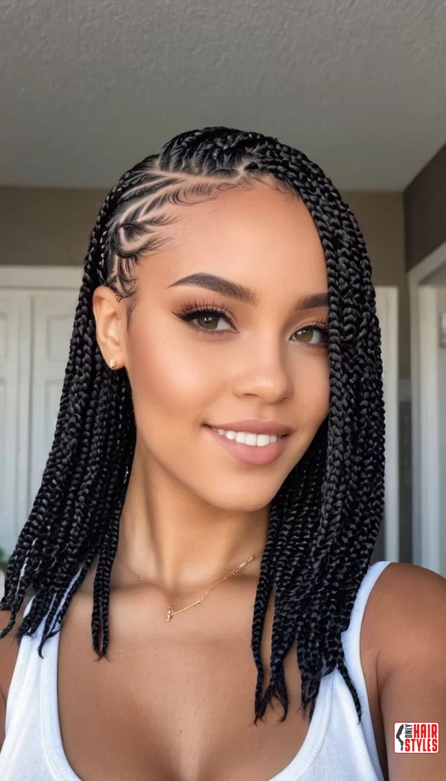 7. Short and Stylish Box Braids | Box Braids Hairstyle: A Timeless Elegance In Modern Fashion