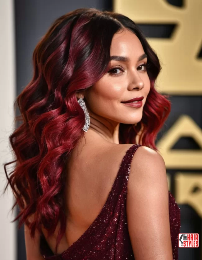 Luxurious Ruby | 2024 Vogue Hair Color Trends: Embrace The Hues