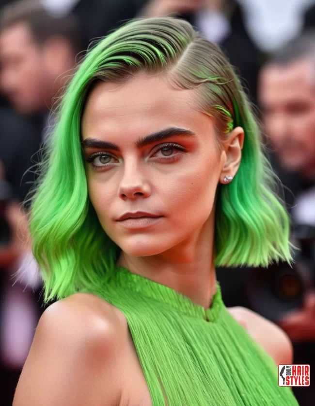 Neon Green | 2024 Vogue Hair Color Trends: Embrace The Hues
